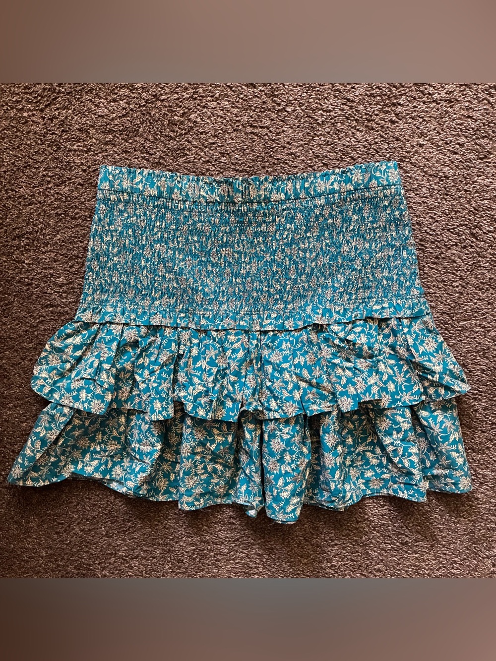 Madewell Tiered Mini Skirt, Size 14